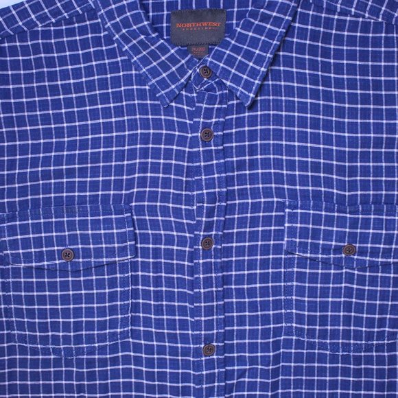 Northwest Territory Blue Checkered Shirt 2XL - Picture 5 of 11